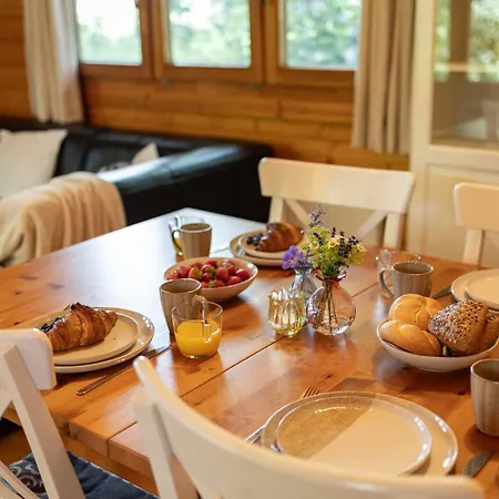 Knus Houten Voor Stellen En Gezinnen Met Ruime Tuin Op De Veluwe Casa de Férias