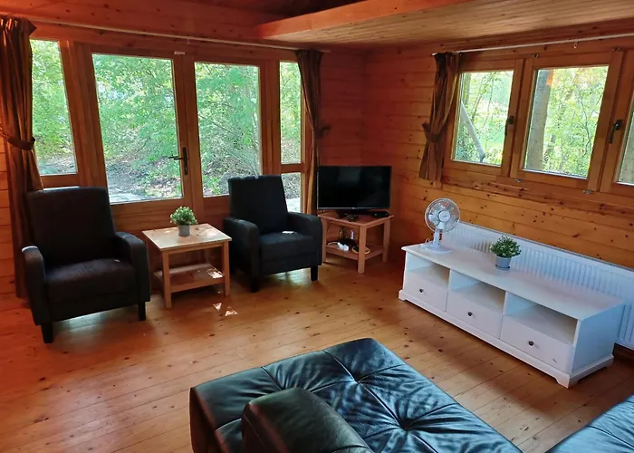 Holiday home Knus Houten Op Groot En Perceel Op De Veluwe